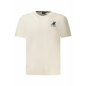 Tricou barbati simplu din bumbac cu logo imagine