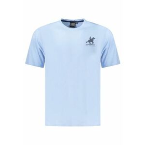 Tricou barbati simplu din bumbac cu logo imagine