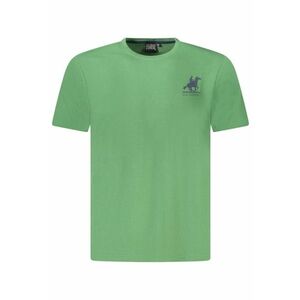 Tricou barbati simplu din bumbac cu logo imagine