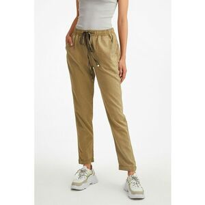 Pantaloni din amestec de lyocell cu snur imagine