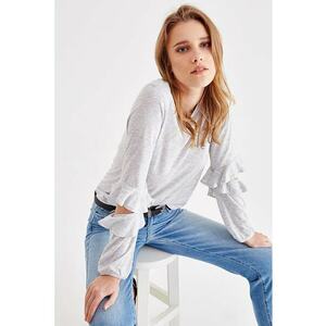 Bluza cu decupaje la nivelul coatelor imagine