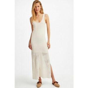 Rochie maxi cu decolteu rotund imagine