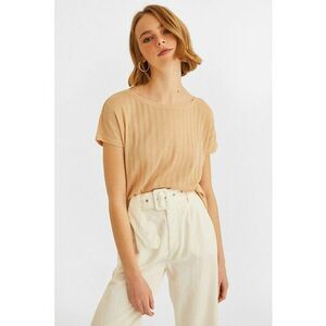 Tricou tricotat cu croiala relaxed-fit imagine