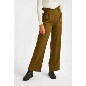 Pantaloni din lyocell cu talie inalta imagine