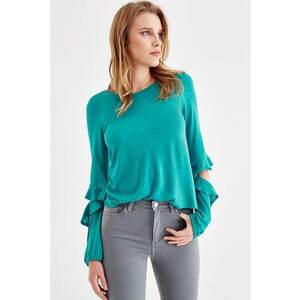 Bluza cu decupaje la nivelul coatelor imagine