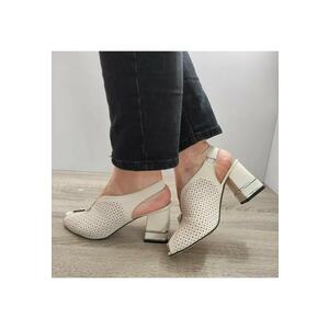 Sandale Elegante Dama 892 Bej - Bej - imagine