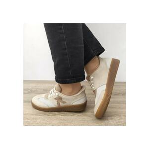 Pantofi Casual Dama M5551-62 Bej - Bej - imagine