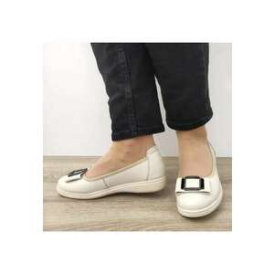 Pantofi Casual Dama A130 Bej - Bej - imagine
