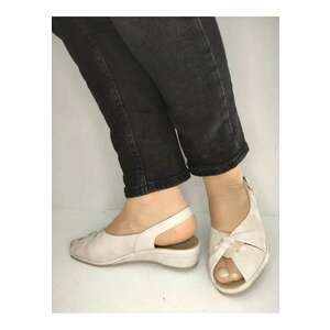 Sandale Casual Dama 0273T Nice 52-N Crem - Crem - imagine