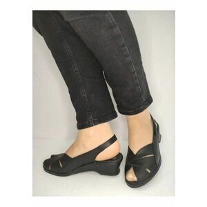 Sandale Casual Dama 0111T Roma 01-N Negre - Negru - imagine