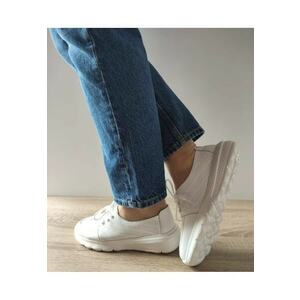 Pantofi Casual Dama Gallop K98820 Albi - Alb - imagine