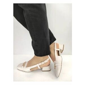 Sandale Elegante Dama 2950-44 Crem Lac - Crem imagine