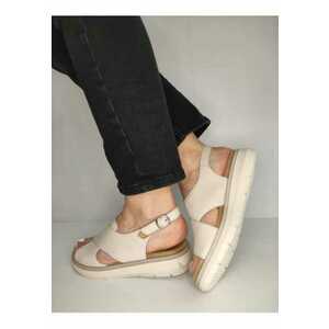 Sandale Casual Dama D2K56-60 Bej - Bej imagine