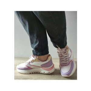 Pantofi Casual Dama 250533-18 Mov Cu Alb - Mov - imagine