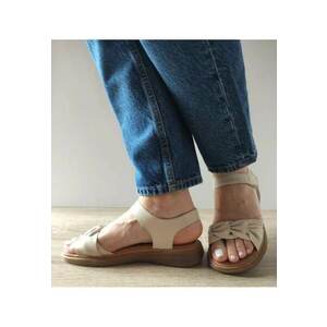 Sandale Casual Dama 33193 Crem - Crem - imagine