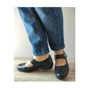 Pantofi Casual Perforati Dama 739904 Negri - Negru - imagine