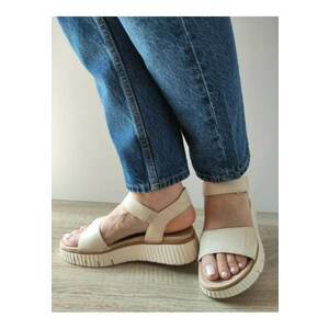 Sandale Casual Dama 88720-44 Bej - Bej - imagine
