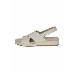 Sandale wedge de piele imagine