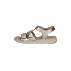 Sandale wedge de piele imagine