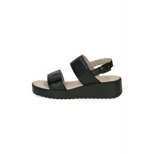 Sandale wedge de piele cu velcro imagine