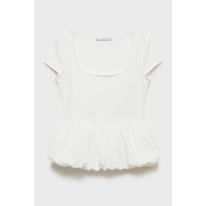 Tricou uni cu decolteu patrat imagine
