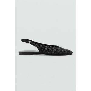 Pantofi slingback cu aspect perforat imagine