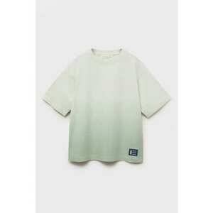 Tricou din bumbac cu model in degrade imagine