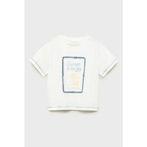 Tricou cu imprimeu si maneci cazute imagine