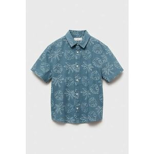 Camasa din bumbac cu model tropical imagine