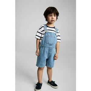 Salopeta din denim cu model uni imagine