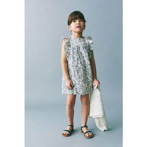 Rochie mini din amestec de in imagine