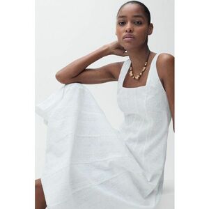 Rochie midi cu decolteu patrat imagine
