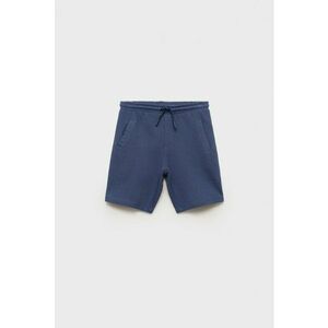Pantaloni scurti texturati din bumbac cu talie ajustabila imagine