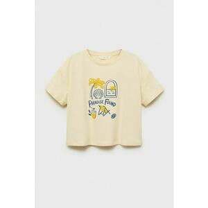 Tricou cu maneci cazute si decolteu la baza gatului imagine