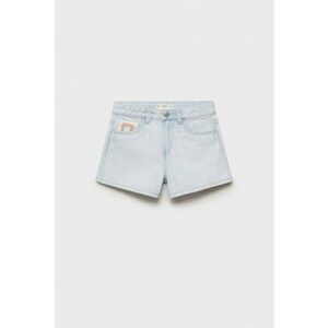 Pantaloni scurti din denim cu broderie imagine