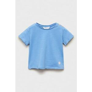 Tricou din bumbac cu model uni imagine