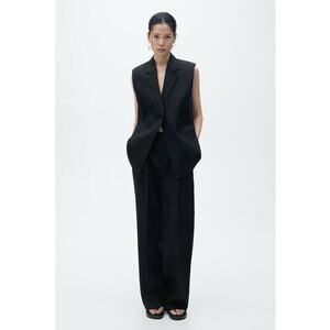 Pantaloni drepti din in imagine