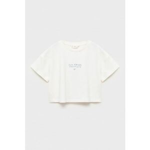 Tricou crop cu mesaj imagine