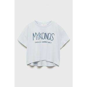 Tricou cu imprimeu si maneci cazute imagine