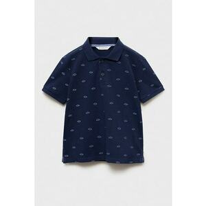 Tricou polo de bumbac cu model imagine