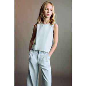 Bluza din denim - fara maneci imagine