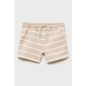 Pantaloni scurti cu buzunare oblice si model in dungi imagine