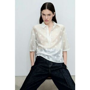 Bluza semitransparenta din amestec de lyocell imagine