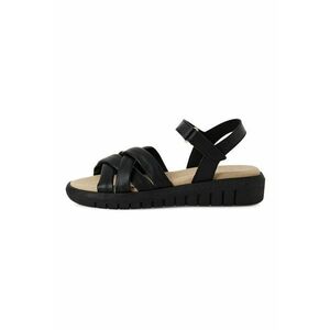 Sandale wedge din piele imagine