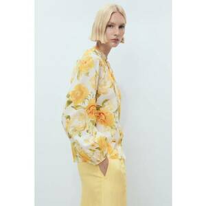 Bluza din bumbac cu model floral imagine