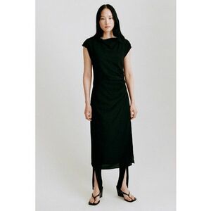 Rochie dreapta cu asepct drapat imagine