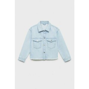 Jacheta din denim cu aspect decolorat imagine