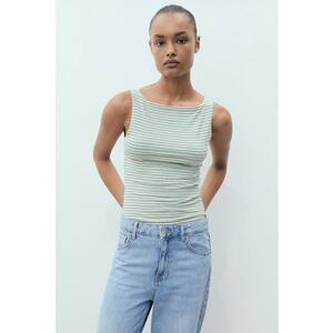 Top slim-fit cu model in dungi imagine
