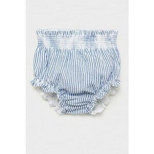 Pantaloni scurti din bumbac cu model in dungi imagine