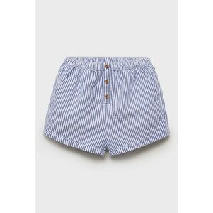 Pantaloni scurti din bumbac cu model in dungi imagine